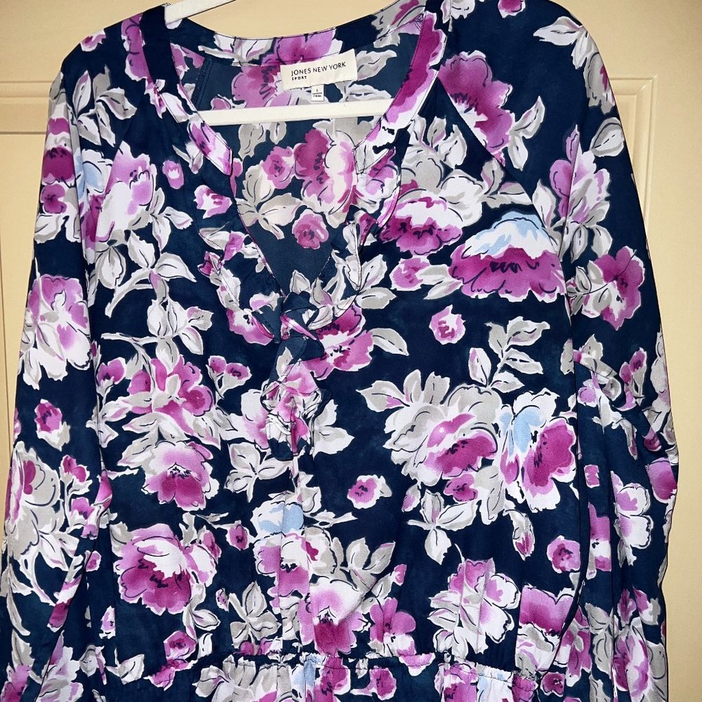 Jones New York Floral Blouse